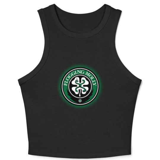 Discover Molly Celtic punk band - Flogging Molly Band - Crop Tank Top
