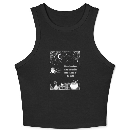 Discover I have loved the stars too fondly Crop Tank Top
