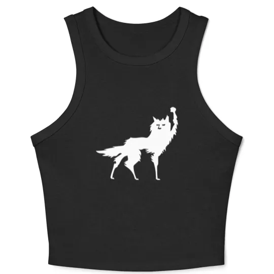 Discover Fantastic Mr Fox - Wolf - Canis Lupus - Simple - Fantastic Mr Fox - Crop Tank Top