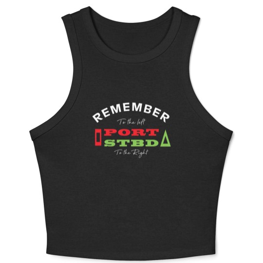 Discover PORT STARBOARD Crop Tank Top