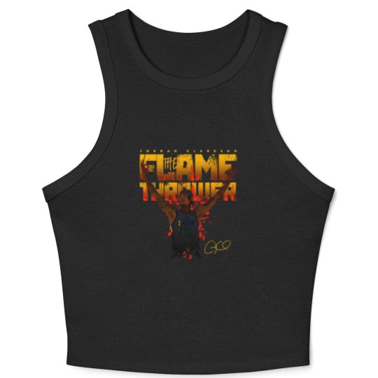 Discover Jordan Clarkson Flamethrower - Jordan Clarkson Utah Jazz - Crop Tank Top