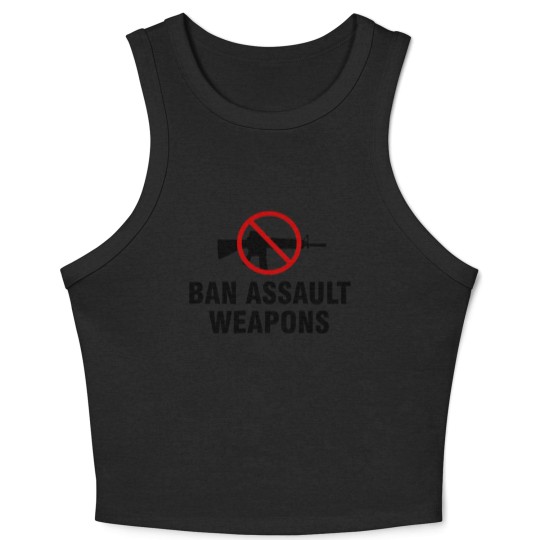 Discover Ban assault weapons Crop Tank Top