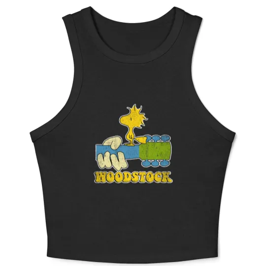Discover Woodstock, distressed - Woodstock - Crop Tank Top