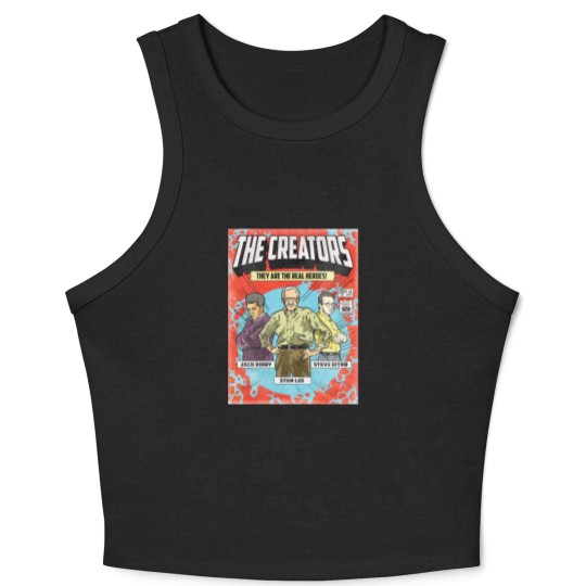 Discover The Creators - Stan Lee - Crop Tank Top