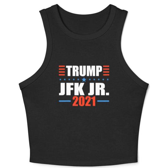 Discover T.r.u.m.p JFK Jr. 2021 Vote For T.r.u.m.p Desantis 2024 Election Crop Tank Top