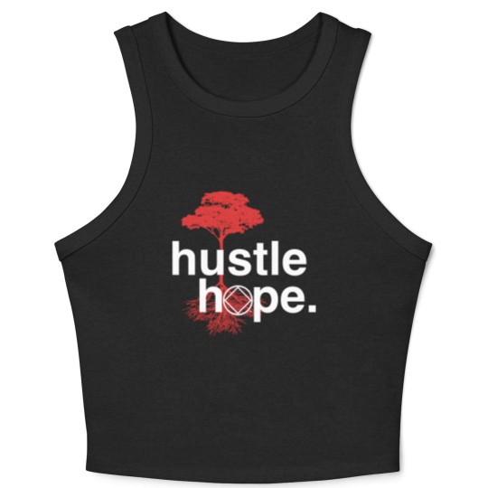 Discover Hustle Hope NA Symbol Narcotics Anonymous NA Gifts Crop Tank Top Crop Tank Top