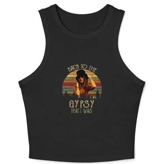 Discover Stevie Nicks Back To The Gypsy Classic Crop Tank Top