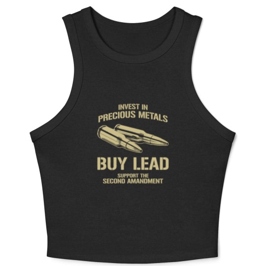 Discover Gun Control Precious Metals - Gun Control - Crop Tank Top
