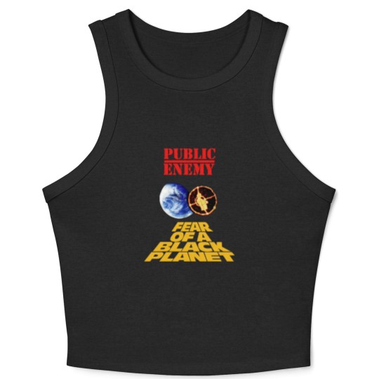 Discover Public Enemy Fear Of A Black Planet Crop Tank Top