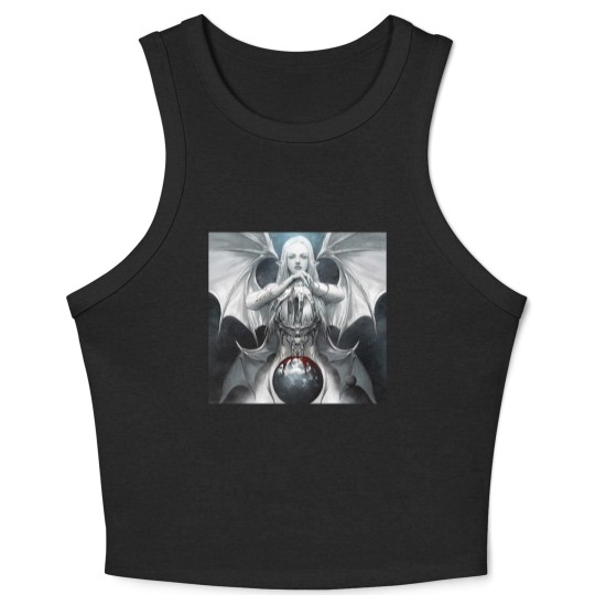 Discover Grimes Original Miss Anthropocene Cover Premium Crop Tank Top