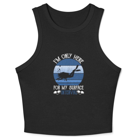 Discover My Surface Swimming Interval Crop Tank Top