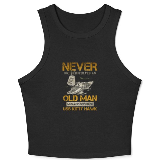 Discover USS Kitty Hawk CV 63 Crop Tank Top