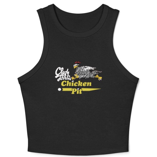 Discover Clyde Forkles Chicken Pit Gift Crop Tank Top
