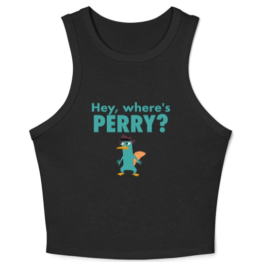 Discover Hey, Where's Perry? - Phineas - Crop Tank Top