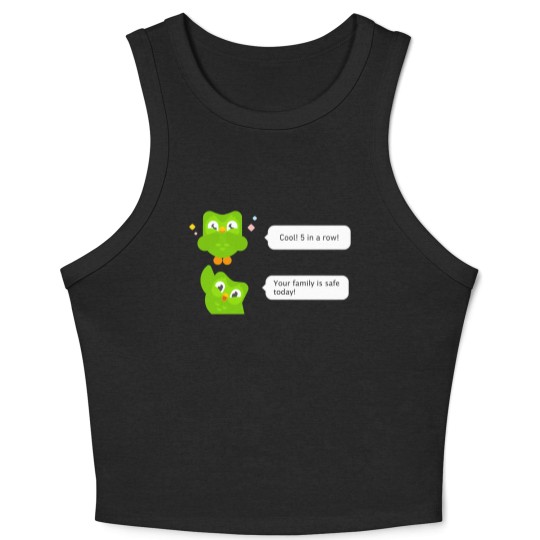Discover Evil Duo Meme - Duolingo - Crop Tank Top