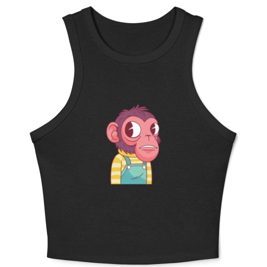 Discover Monkey, Monkey Crop Tank Top