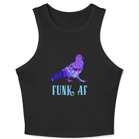 Discover Pigeons Playing Ping Pong Funk AF PPPP Crop Tank Top