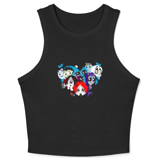 Discover Ruby Gloom heart Crop Tank Top