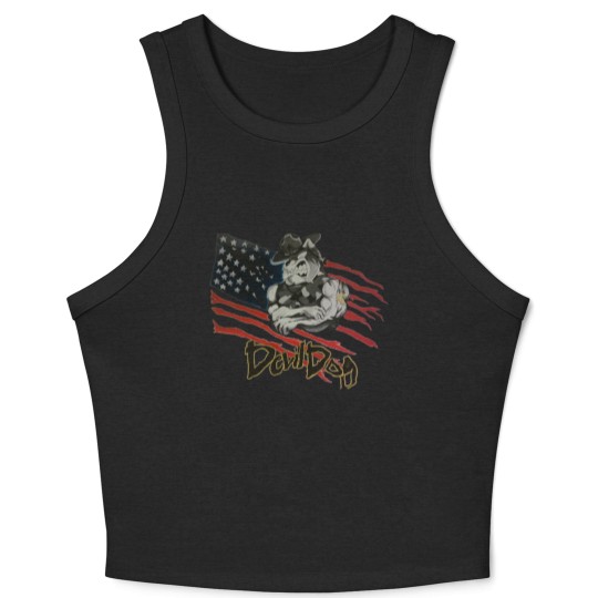 Discover Devil Dog Crop Tank Top