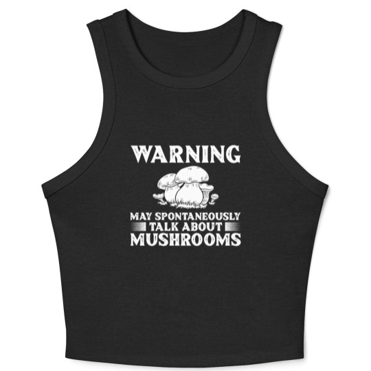 Discover Mushroom Foraging Hunting Seasoning Mushrooming Crop Tank Top