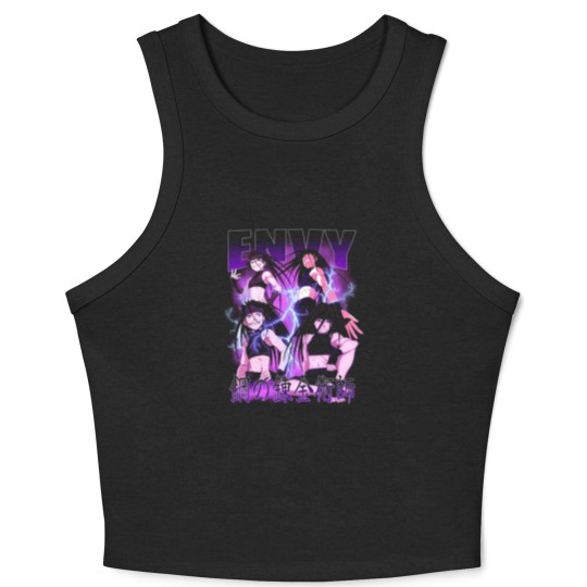 Discover Fullmetal Alchemist Crop Tank Top, Envy FMA Crop Tank Top, Homonculus Crop Tank Top, FMAB, Edward Elric, Roy Mustang