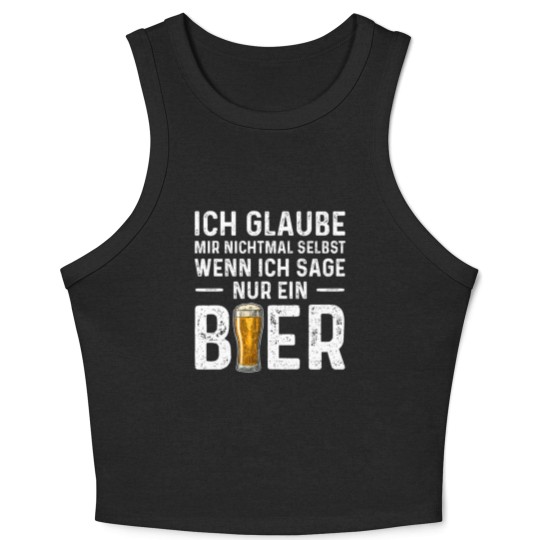 Discover Ich Glaube Mir Nichtmal Selbst Wenn Ich Sage Nur Crop Tank Top