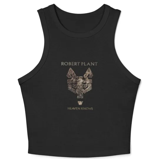 Discover Robert Plant Unisex Crop Tank Top: Heaven Knows
