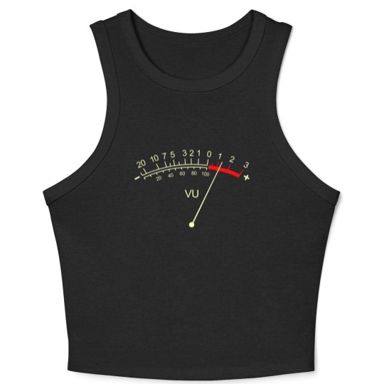 Discover VU Meter Analog Vintage - Vu Meter - Crop Tank Top