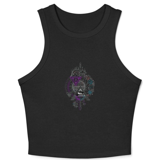 Discover Alignment Of The Planets Occult Crop Tank Top