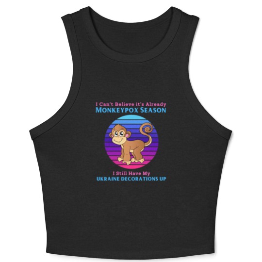 Discover Funny Political Monkeypox Crop Tank Top