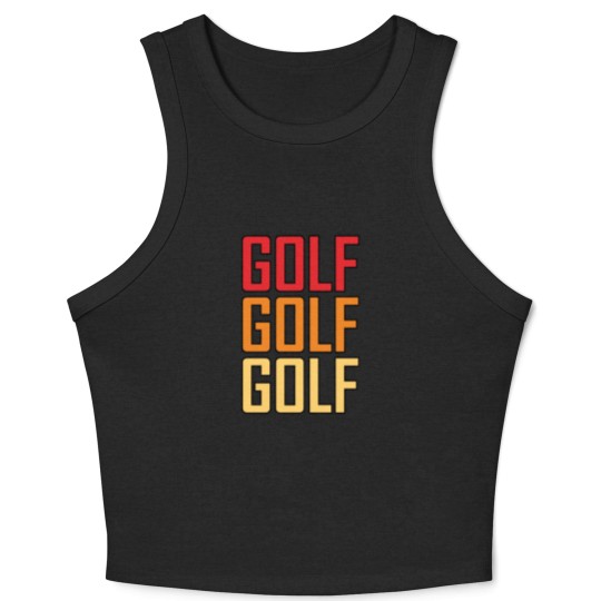 Discover Golf Golf Golf Crop Tank Top