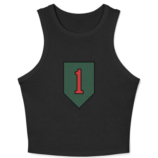 Discover "The Big Red One" 1st Infantry Division Insignia - Big Red One - Crop Tank Top