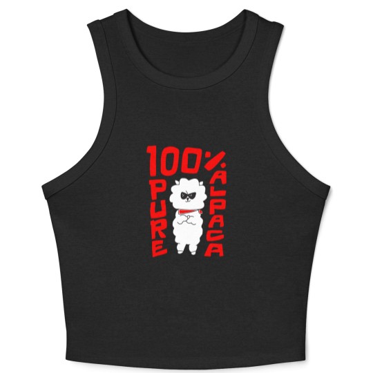 Discover 100% Pure Alpaca - Alpaca - Crop Tank Top