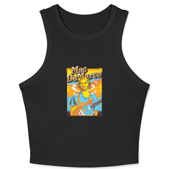 Discover Mac Demarco Crop Tank Top , Mac Demarco Crop Tank Top , Vintage 90s, Retro 90 Crop Tank Top