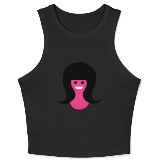 Discover That Girl logo Crop Tank Top