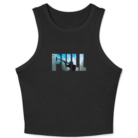Discover Skeet Trap Clay Breaker Shotgun Shooting Sporting Crop Tank Top