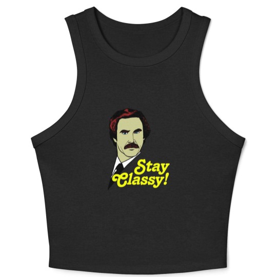 Discover Stay Classy! - Anchorman - Crop Tank Top