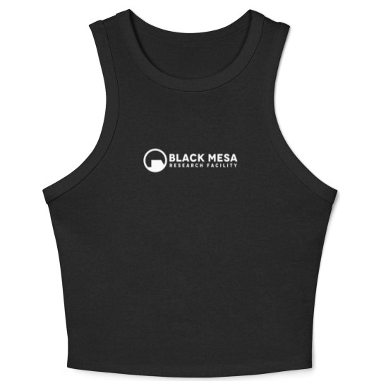 Discover Black Mesa Research Facility Logo inspired by Half Life - Black Mesa Research Facility - Crop Tank Top