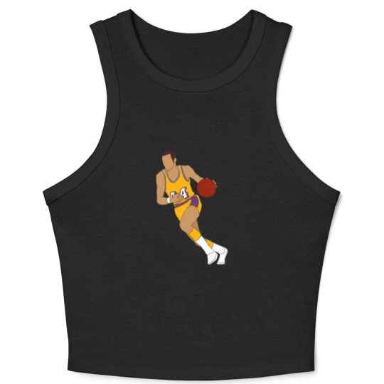 Discover The Logo - Jerry West - Crop Tank Top