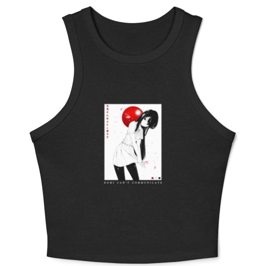 Discover Komi Can't Communciate - Crop Tank Top - Anime Crop Tank Top - Komi Cant Communicate - Crop Tank Top - Anime Crop Tank Top