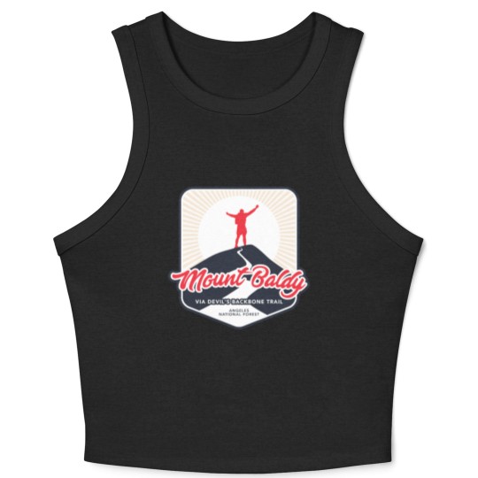 Discover Mount Baldy via Devil's Backbone Trail Crop Tank Top