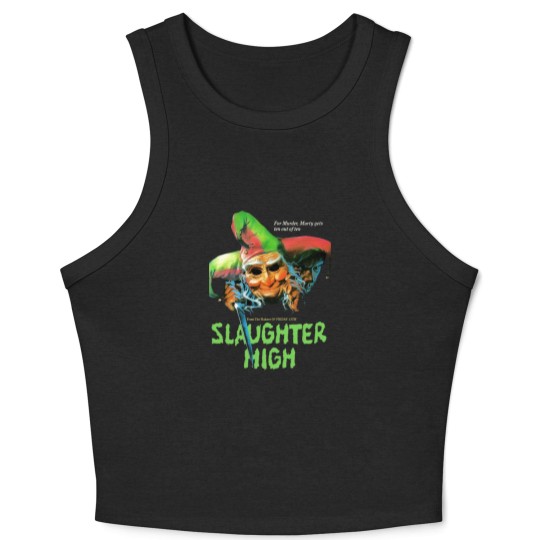 Discover Slaughter High Large Horror Movie Crop Tank Top