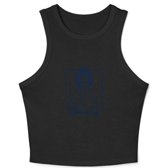 Discover John Prine // Retro Style Folk Music Design - John Prine - Crop Tank Top