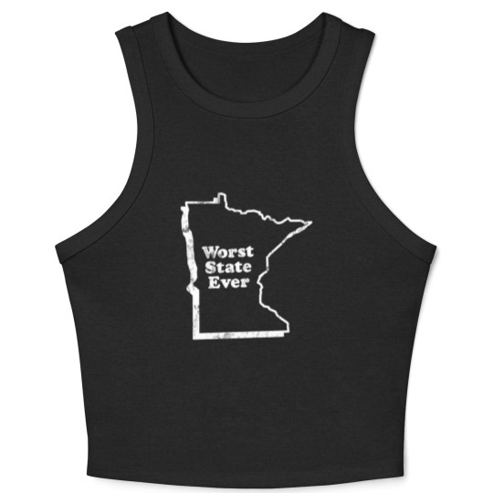 Discover MINNESOTA - WORST STATE EVER Crop Tank Top