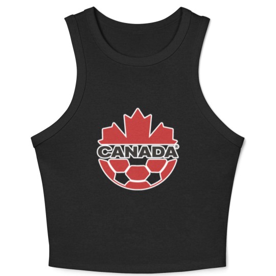 Discover UNISEX | Team Canada Soccer Crop Tank Top | Canada Soccer Jersey | World Cup 2022 Qatar | Les Rouges