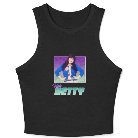 Discover Ugly Betty - 80s Style Nostalgic Print by GrumpyWire Essential Crop Tank Top