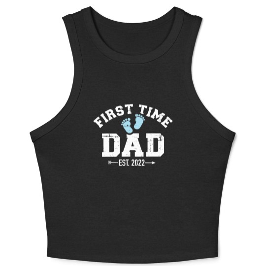 Discover First time dad 2022 Crop Tank Top