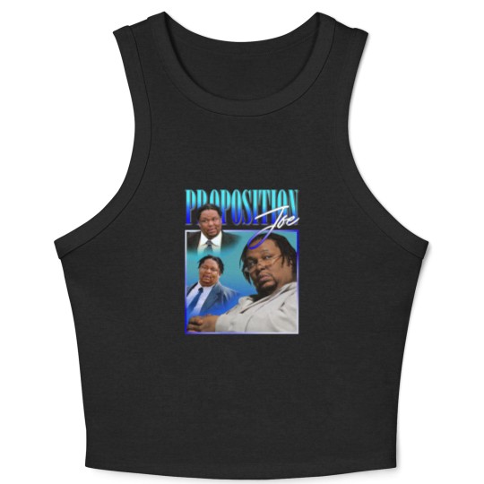 Discover The Wire Crop Tank Top, Proposition Joe From The Wire Crop Tank Top