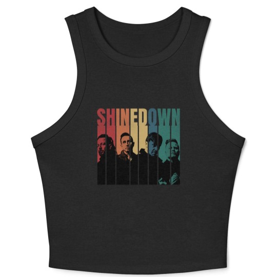 Discover shine down Retro Vintage Crop Tank Top