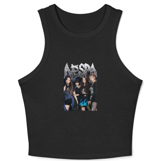 Discover Aespa Vintage Members Crop Tank Top